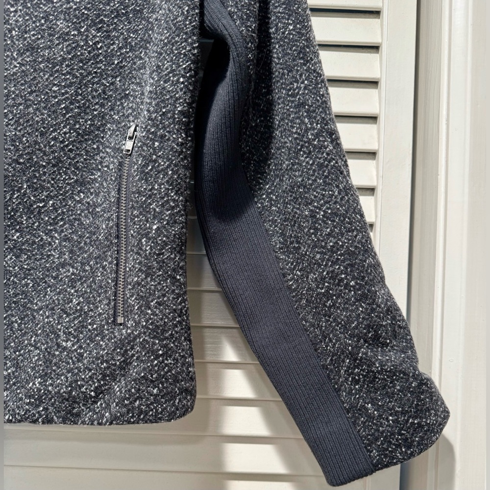 Christopher & Banks—SP, Gray Moto Jacket w/ Side Stretch—Closet Staple! - Picture 4 of 7
